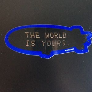 Authentic supreme stickers